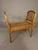 Gold 19th Century French Louis XVI Style Gilded Bench With Cane Seat and Side Armrests, Circa 1890 For Sale - Image 8 of 10