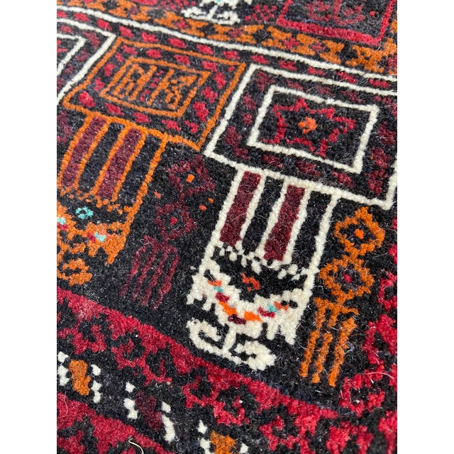 1980s Small Carpet Saddlebag For Sale - Image 5 of 7