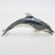 Vintage Italian Handmade Silver 800 Darkened Dolphin Figurine by Saturno, Arezzo, 1980s For Sale - Image 3 of 14
