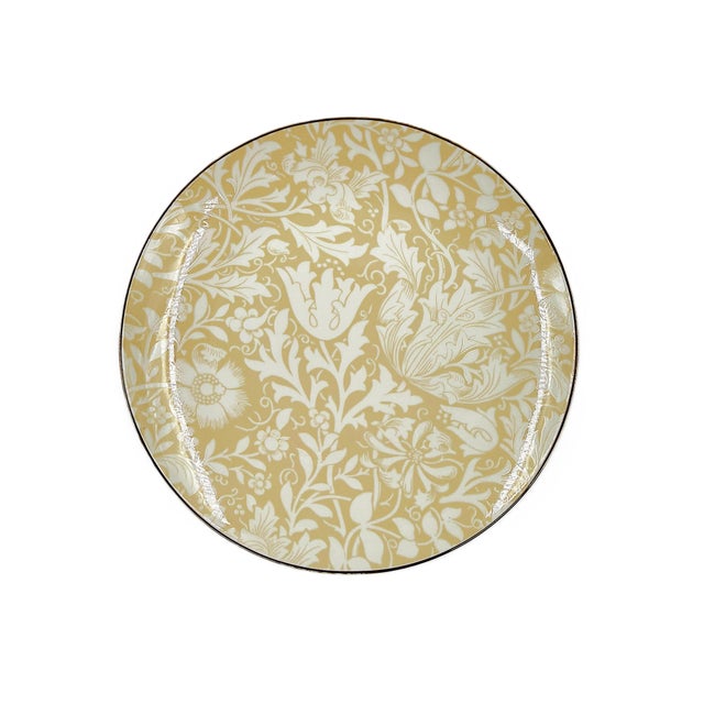 A refined set of four dessert or appetizer plates by Morris & Co, showcasing the brand’s signature heritage-inspired...