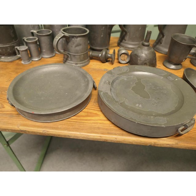 Pewter Pub Decor, 18th and 19th Century, Set of 30 For Sale - Image 5 of 9