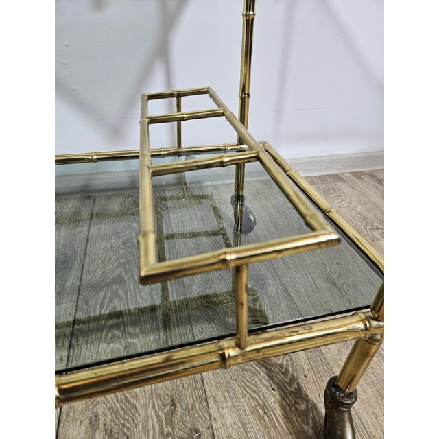 Metal Vintage Bar Cart, France, 1970s For Sale - Image 7 of 15