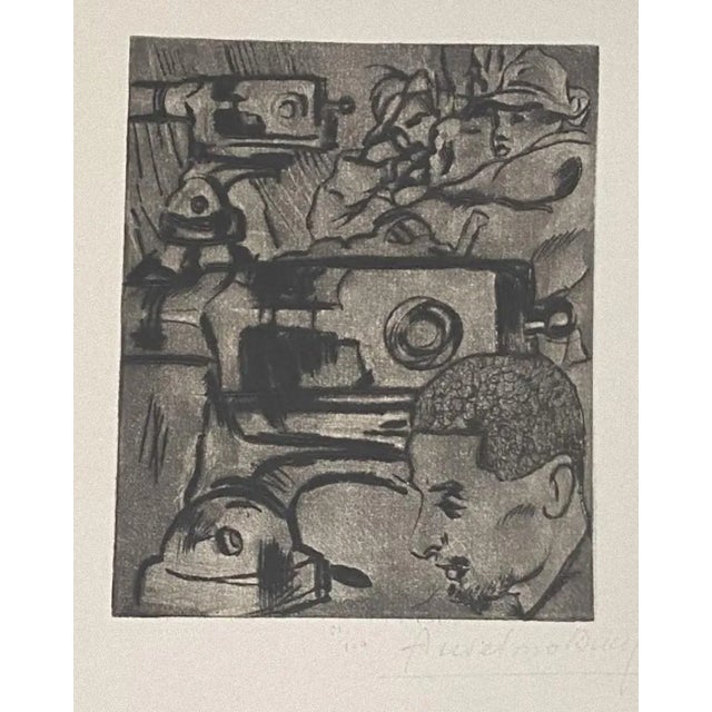 Anselmo Bucci, Military, Etching, 1917 For Sale