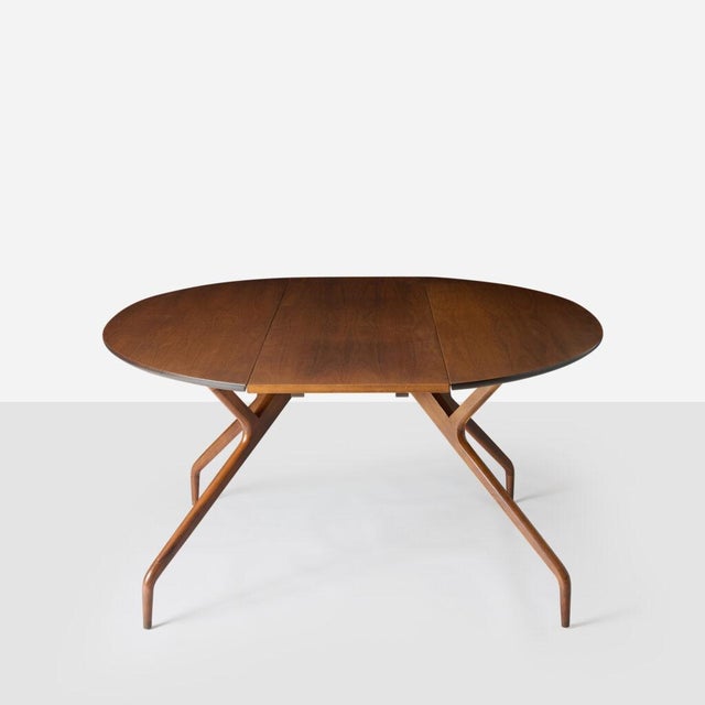 Brown 1960s Edward Frank Dining Table For Sale - Image 8 of 12