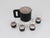 Glass Black Leather Pitcher & Glasses by Carl Auböck, Austria, 1950s, Set of 5 For Sale - Image 7 of 13