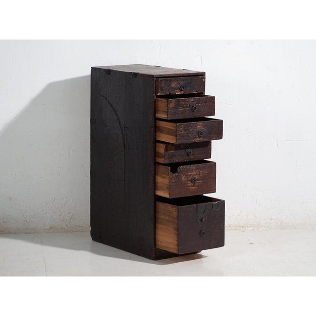 Antique Japanese Filing Cabinet For Sale - Image 4 of 14