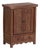 Antique Chinese Cabinet in Lacquered Wood with Carved Doors, 1900 For Sale
