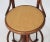 Vintage Bentwood and Rattan Swivel Drafting Stool For Sale In Milwaukee - Image 6 of 12