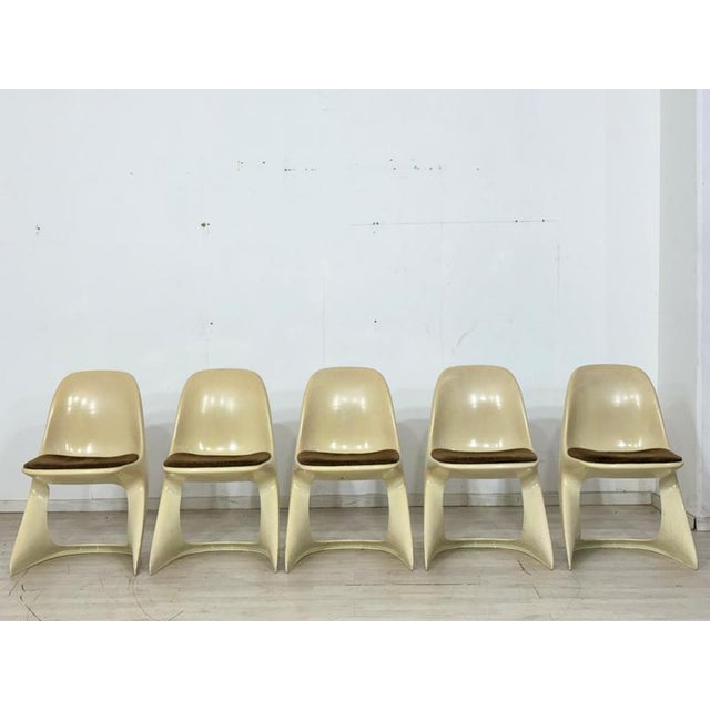 Vintage Space Age Casalino Chairs from Casala, Set of 5 For Sale - Image 6 of 11