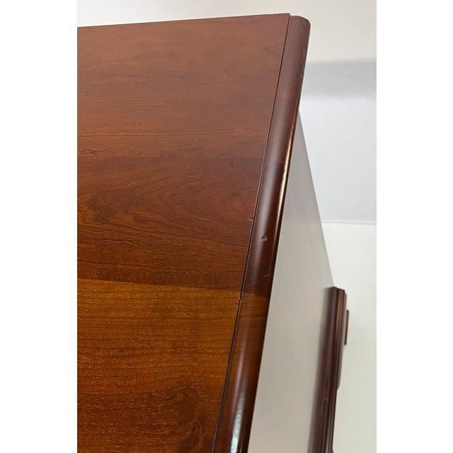 1990s Waterford Furniture Makers Solid Cherry Bachelor’s Chest For Sale - Image 13 of 18