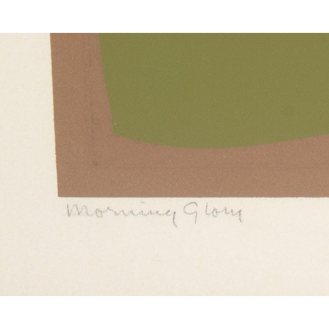 Late 20th Century “Morning Glory” Abstract Serigraph Print by Garry C. Kaulitz For Sale - Image 5 of 9