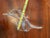 Mid 20th Century Vintage French Pulled Feathered Blown Clear Crystal Vase Signed Vannes Le Chatel For Sale - Image 5 of 11