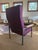 Midcentury Modern Danish Vermund Larsen Lounge Chair With Eggplant Upholstery For Sale In Los Angeles - Image 6 of 9