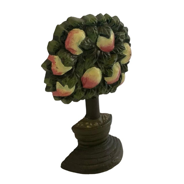Lovely cast iron doorstop of a FRUIT TREE. Victorian and antique in style. It is in very nice condition. Please see...