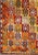 Tribal Tribal Hand Knotted Checkerboard Design Vintage Turkish Tulu Rug With Bright Multi-Colors For Sale - Image 3 of 8