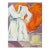 Contemporary Surreal Heart Coffee and Robe Painting For Sale