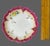Magenta Antique Victorian Fine Porcelain Scalloped Edge Painted Floral Berry - Set of Five Bowls For Sale - Image 8 of 9