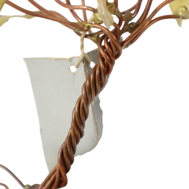 Copper Palm Tree on Rock Sculpture by Daniel Dhaeseleer, 1970s For Sale - Image 5 of 16
