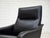 Danish Armchair in Black Artificial Leather and Teak Wood Legs, 1970s For Sale - Image 13 of 15