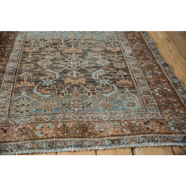 Blue Vintage Distressed Malayer Rug - 3'5" X 5'9" For Sale - Image 8 of 12