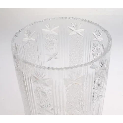 20th Century Crystal Vase, Czech For Sale - Image 6 of 7