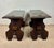 Rustic Pair of Rustic Spanish Wooden Stools, 1900s For Sale - Image 3 of 12