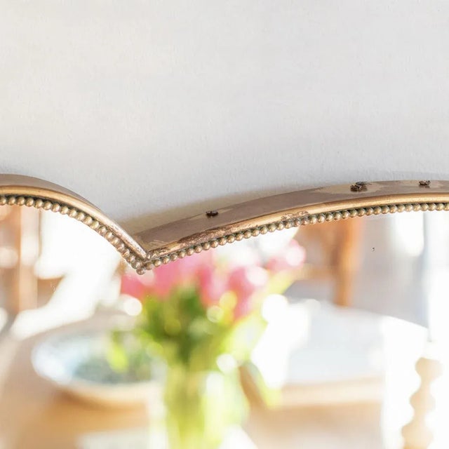 1950s Italian Brass Mirror For Sale In Los Angeles - Image 6 of 9