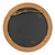 Mid-Century Modern Art Deco Style Round Cobalt Blue Glass Wall Mirror For Sale - Image 3 of 7