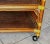 Mid-Century Three-Tier Bamboo & Caning Bar Cart For Sale - Image 10 of 12