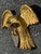 Early 20th C. American Gilt Wood Carved Eagle + Shield Patriotic Icon For Sale - Image 4 of 10