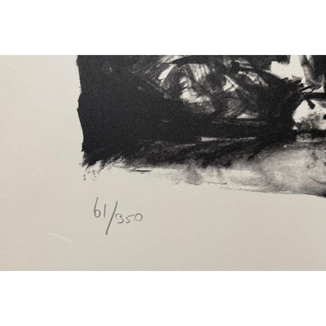 Expressionism Arbit Blatas, Lithuanian French Artist Arbit Blatas Lithograph Pablo Picasso Ecole D'Paris, 1962 For Sale - Image 3 of 5