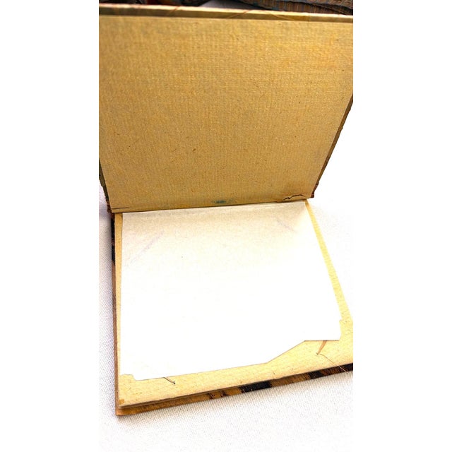 Wood Vintage Flamingo Banana Leaf Photo Album Tropical Hawaiian MCM For Sale - Image 7 of 11