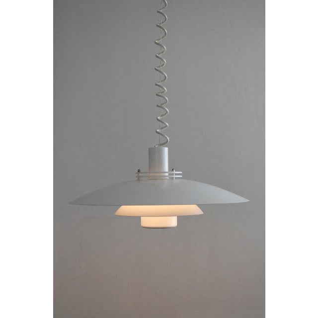 Danish minimalist pendant lamp Made by Form Light 1970s Made in Denmark Diameter 48cm, height 22cm plus 120cm supply cable...