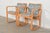 Milo Baughman Loewenstein Modern Bent Beechwood Sled Leg Lounge Chairs, Pair For Sale - Image 4 of 15