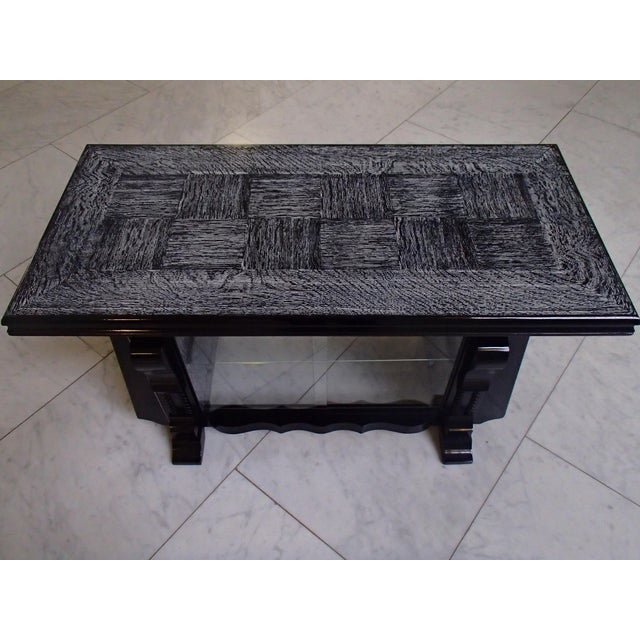 Oak Bar Table and Cabinet, 1940s For Sale - Image 16 of 18