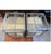 Pair of Venezia Furniture Industrial Modern Steel & Stained Wood Nightstands / End Tables With Glass Tops For Sale - Image 15 of 16