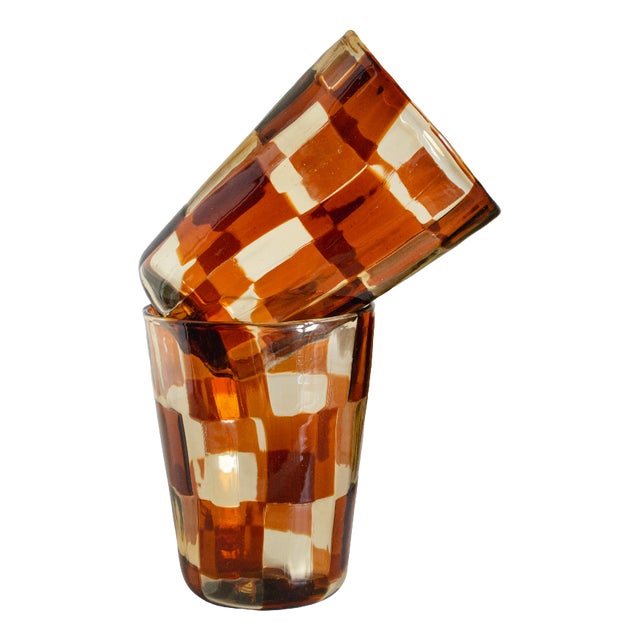 Vintage Glasses by Mariana Iskra, 2004, Set of 2 For Sale