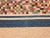 Vintage Hand Stitched and Hand Quilted Postage Stamp Quilt in Blue, Ivory, Red For Sale - Image 4 of 12