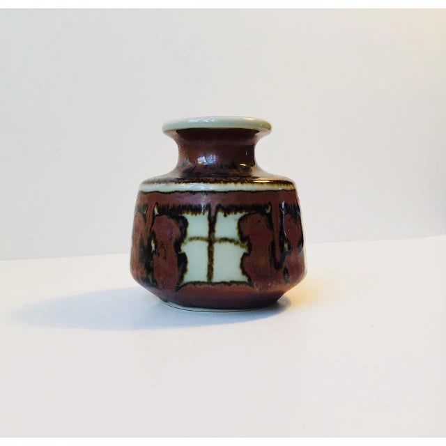 1960s Danish Ceramic Vase by Noomi Backhausen for Søholm, 1960s For Sale - Image 5 of 5
