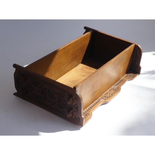 Antique Dutch Carved Shelf Cabinet For Sale - Image 3 of 7