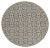 Pool House Indoor Outdoor Rug Light Grey & Charcoal 6'7" Round For Sale - Image 4 of 4