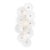 Julie Neill for Visual Comfort Signature Gianna 21" Layered Sconce in Burnished Silver Leaf with Frosted Glass For Sale