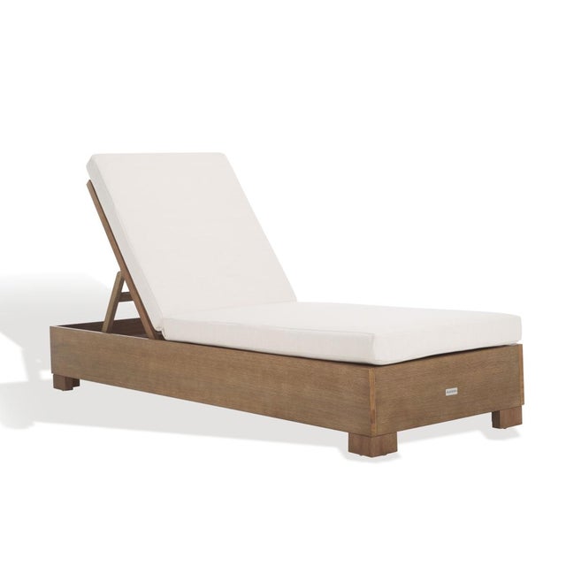 Blanquilla Eucalyptus Chaise Lounge, Natural/Beige For Sale - Image 12 of 13