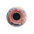 This vase boasts a unique and vibrant swirl of colors, reminiscent of brush strokes capturing the essence of blue skies,...
