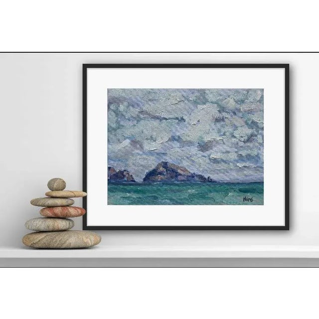 2020s Clouds Over Turtle Island, Impressionist Oil Painting Plein Air For Sale - Image 5 of 8