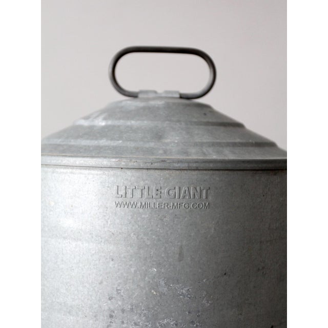 Vintage Galvanized Chicken Feeder For Sale - Image 11 of 14