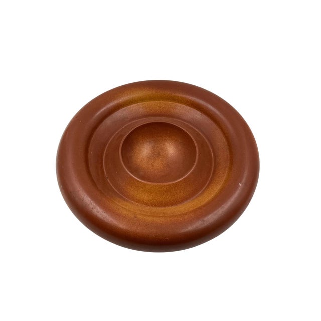 Mid-Century Great Brown Ceramic Centerpiece, Franco Bucci Italy 1970s For Sale - Image 12 of 15