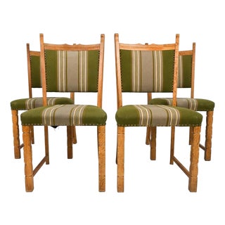 1960s Set 4 Danish Dining Chairs Mid Century Modern For Sale
