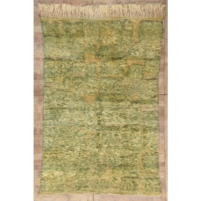 Contemporary Beni Mrirt Moroccan Rug, 06'06 X 09'10 For Sale - Image 10 of 10