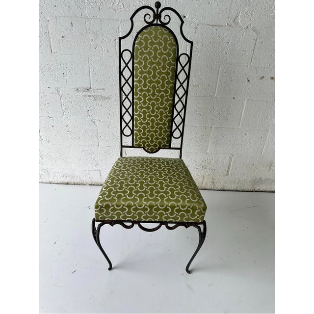 Rene Prou wrought iron Dining Room Chairs - Set of 6 For Sale - Image 12 of 12